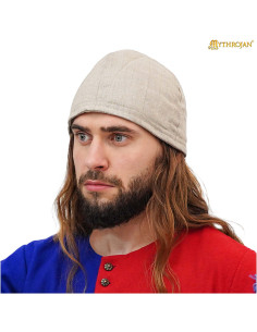 Crespina imbottita per elmi medievali - Beige