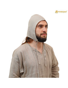 Crespina medieval in lino, colore beige (secoli XIII-XV) 2