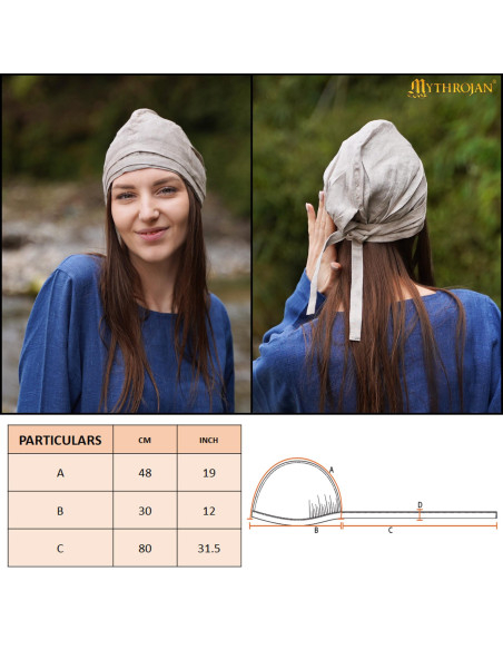 Panno medievale di Santa Brigida in lino