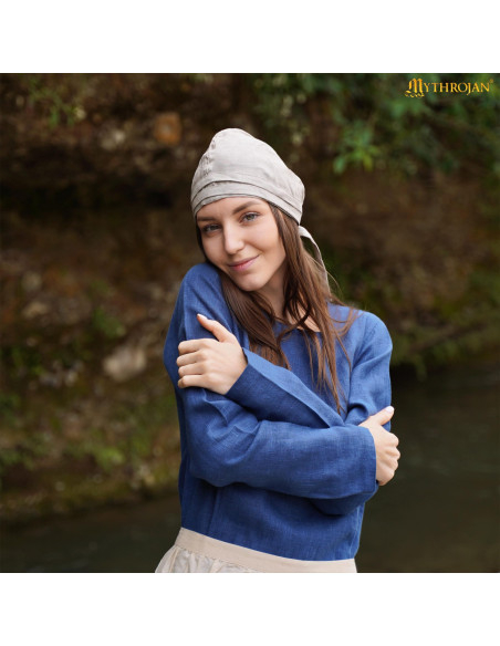 Panno medievale di Santa Brigida in lino