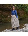 Grembiule medieval da contadina in lino