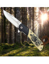 Coltello Cazadores Albainox, legno nero ABS (16,20 cm.)