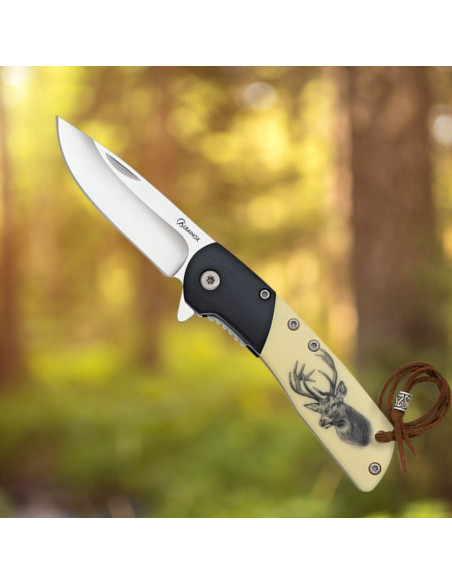 Coltello Ciervo Albainox, legno nero...