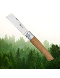 Coltello Extremeño a punta tagliata, con blocco