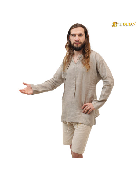 Camicia medieval uomo in lino