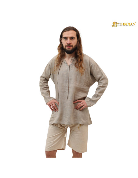 Camicia medieval uomo in lino