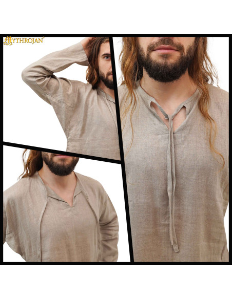 Camicia medieval uomo in lino