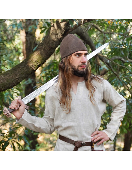 Cappello Viking Birka in lana marrone