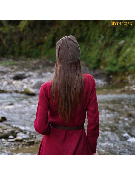 Cappello Viking Birka in lana marrone