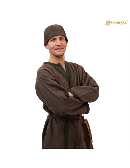 Cappello Viking Birka in lana marrone