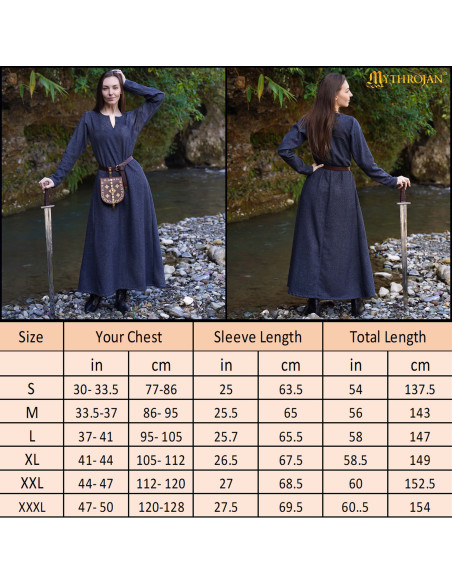 Vestito Vikinga Astrid in Lana