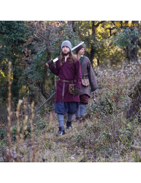 Tunica Vikinga Erik in lana granata