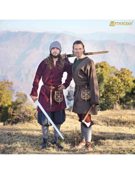 Tunica Vikinga Erik in lana granata