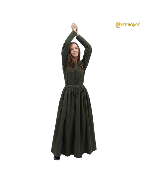 Gonna medievale La Aventurera - verde...