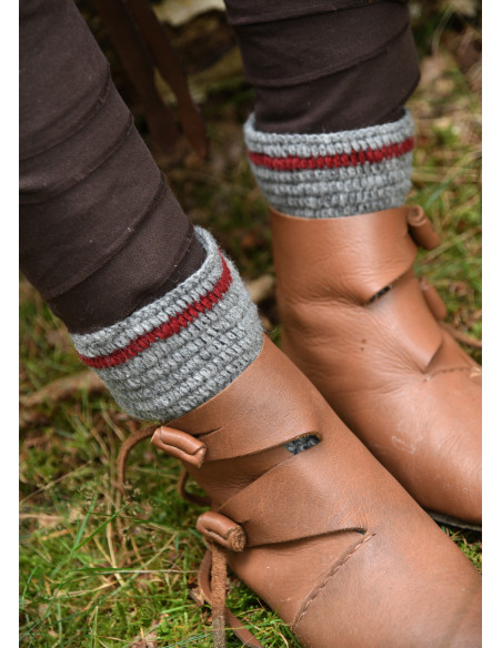 Calzini di lana all'uncinetto,...