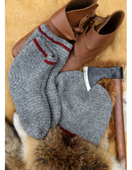 Calzini di lana all'uncinetto,...