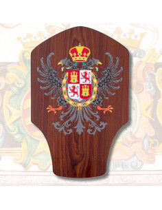 Tabella per appendere spade scudo di Toledo (24,5 x 37 cm)