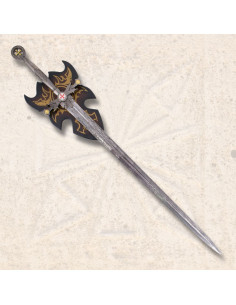 Spada Templare con supporto da parete (117 cm.)