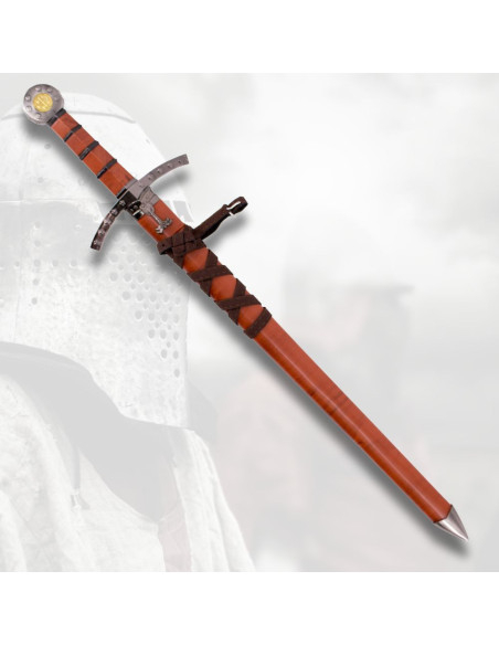 Spada medieval infantile con fodero...