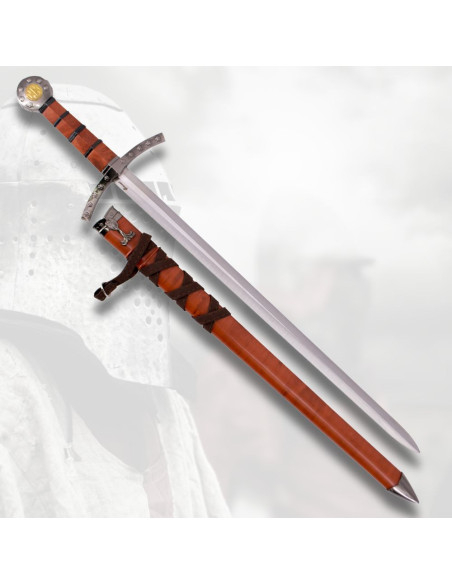 Spada medieval infantile con fodero...