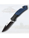 Coltello da soccorso Albainox Stamina blu (19,6 cm.)