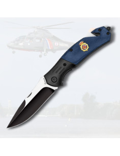 Coltello di salvataggio Albainox blu Polizia Nazionale...
