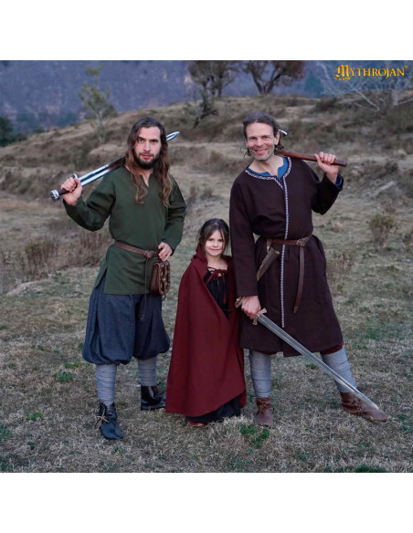 Tunika vichinga a maniche lunghe...