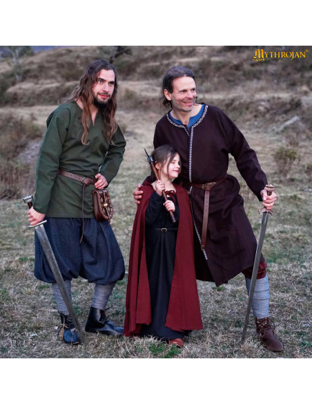 Tunika vichinga a maniche lunghe...