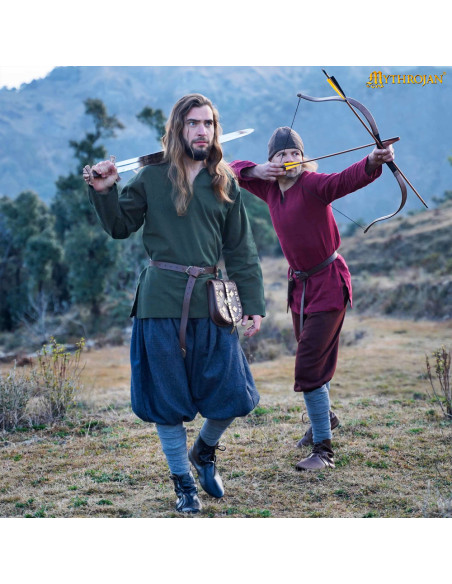 Tunika vichinga a maniche lunghe...