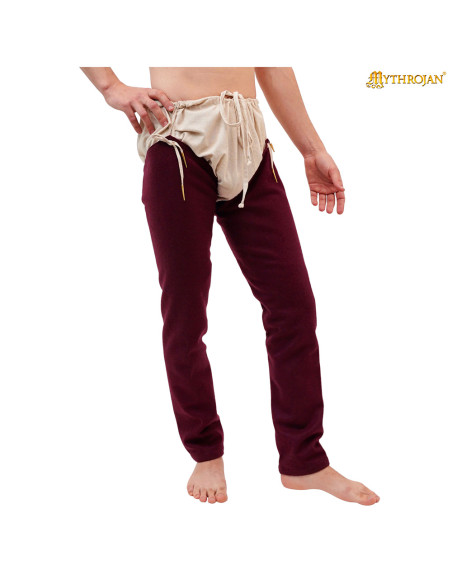 Gambe medievali in lana modello Oswald