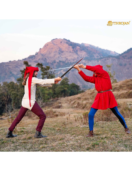 Gambe medievali in lana modello Oswald