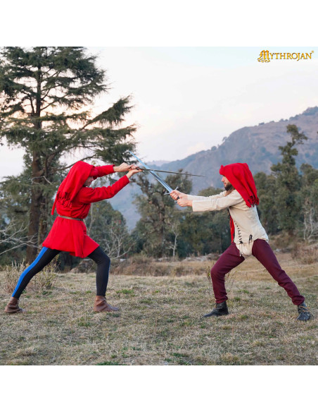 Gambe medievali in lana modello Oswald