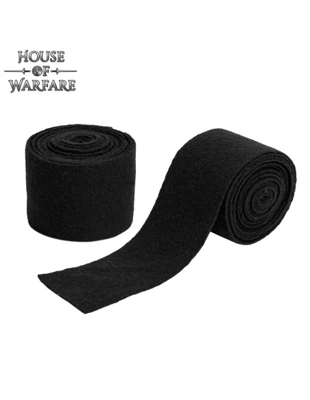 Bracciale vichingo in lana, colore nero