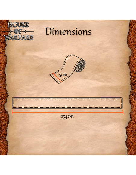 Bracciale vichingo in lana, colore nero