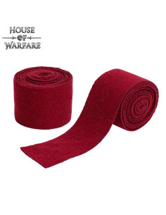 Bracciale vichingo in lana, colore bordeaux