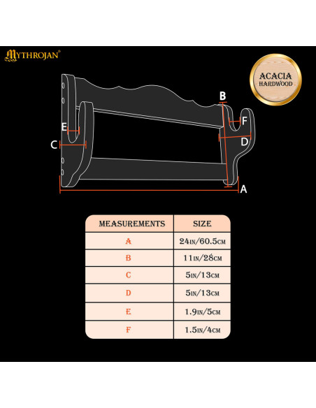 Supporto da parete per fucili, in...