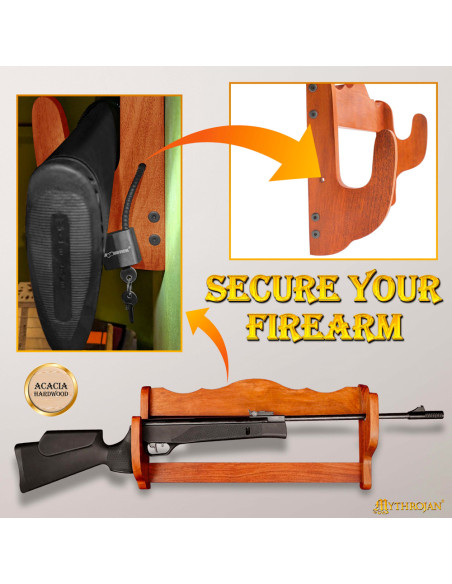 Supporto da parete per fucili, in...