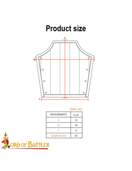 Brazaletti medievali imbottiti in...