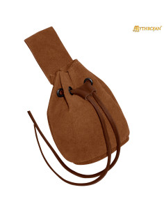 Borsetta medievale per ricreatori - colore marrone