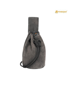 Borsetta medievale per ricreatori - colore grigio