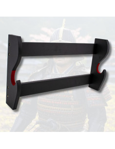 Supporto da parete in legno per 1 katana 2