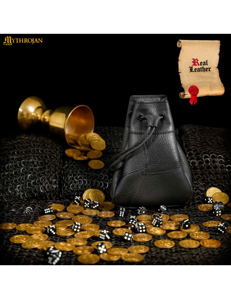 Borsetta medievale da elemosina,...