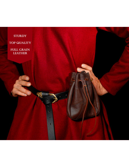 Borsetta medievale da elemosina,...