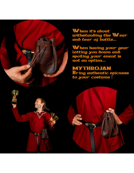 Borsetta medievale da elemosina,...