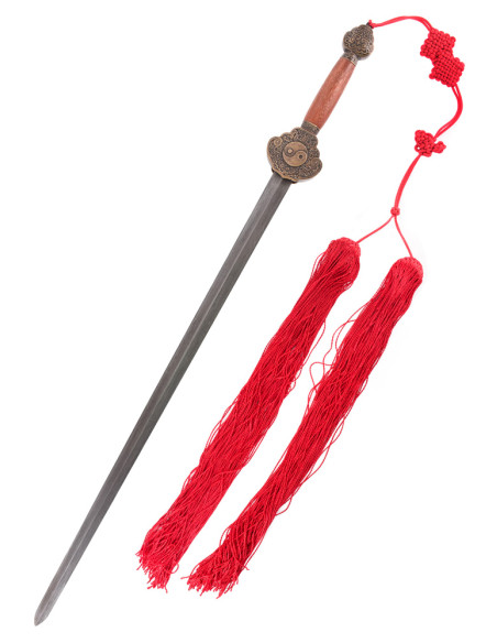 Spada Jian, acciaio di Damasco