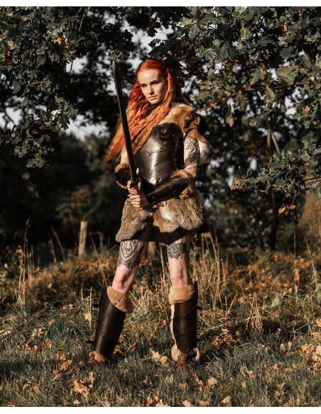 Corsetto medievale in pelle modello...