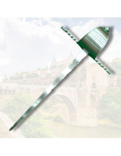 Daga da vela funzionale, artigianato toledano