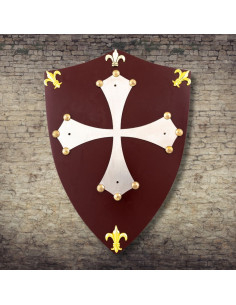 Mini Scudo dei Catari in legno (29x21 cm.)