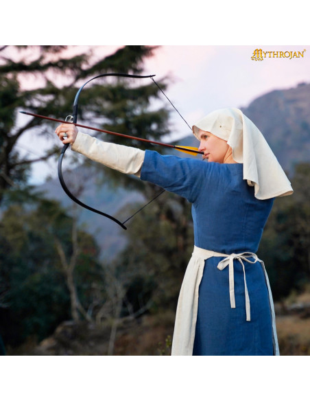 Velo medieval in lino e cotone,...