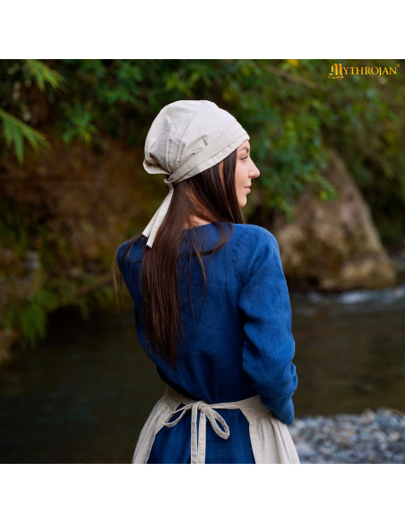 Cappello medieval in lino e cotone...